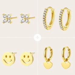 Earring Stack Sets | Ohrstecker | Hey Happiness Alltagliche Ohrringe Set