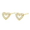 Ohrstecker | Hey Happiness Amore Herz Ohrstecker 14K Gold