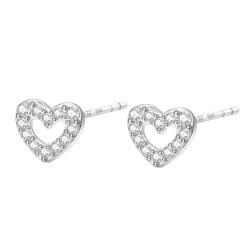 Ohrstecker | Hey Happiness Amore Herz Ohrstecker 14K Gold