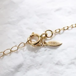 Filigrane Ketten | Hey Happiness Amore Kette Herz Anhänger 14K Gold