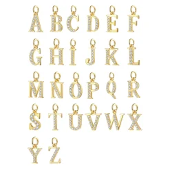 Anhänger | Hey Happiness Anhänger Buchstabe Sterlingsilber in Gold