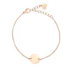 Charm Armbänder | Hey Happiness Armband mit Kreis in Rosegold Rose Gold
