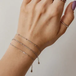 Ketten Armbänder | Hey Happiness Armband mit Kugeln Sterlingsilber Silver