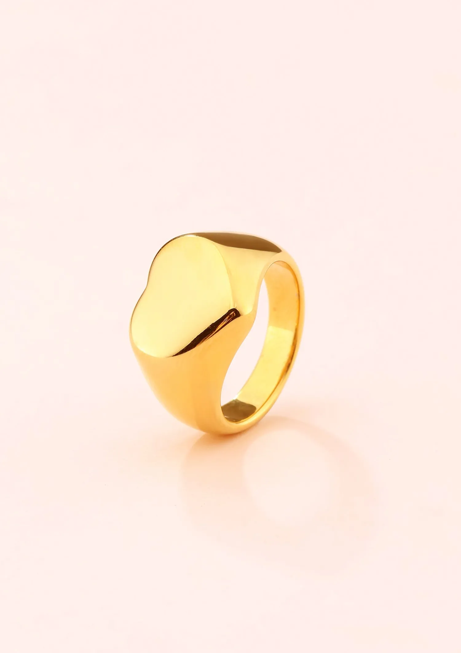 Auffällige Ringe | Hey Happiness Auffälliger Herz Ring Gold