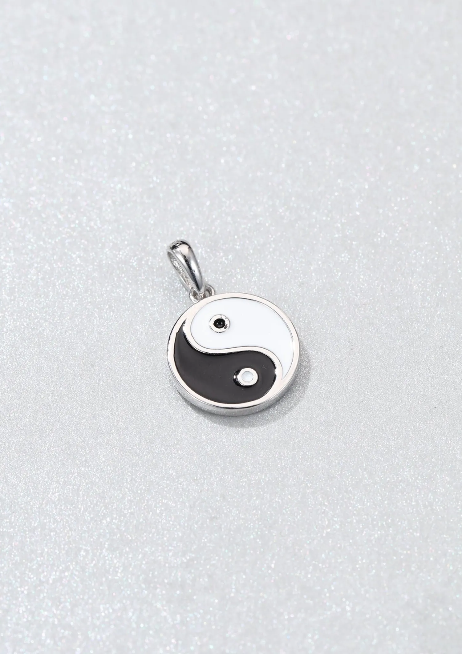 Anhänger | Hey Happiness Balance Anhängerr für Ruhe und Harmonie in Silberfarbe Silver