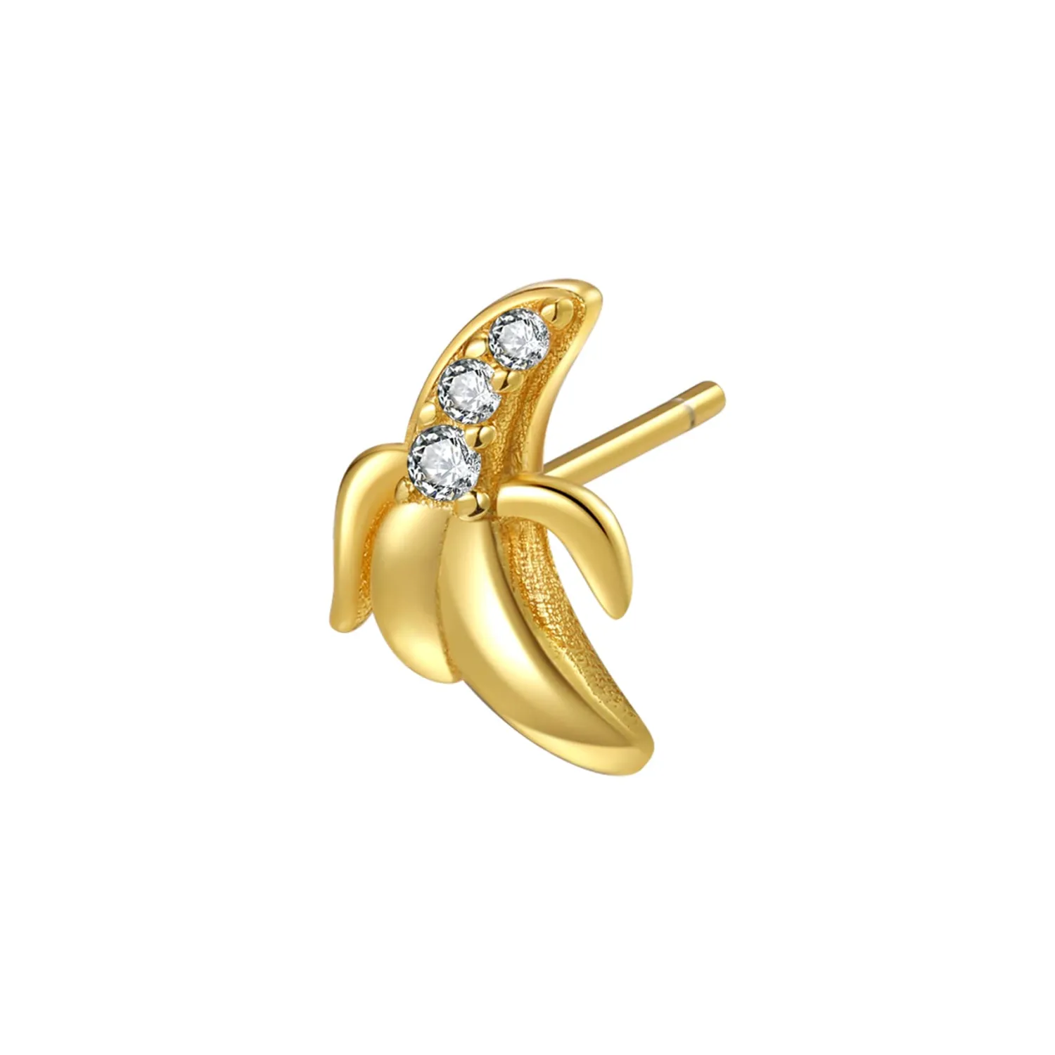 Ohrstecker | Hey Happiness Banane Ohrstecker Sterlingsilber