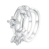 Ear Cuffs | Ohrstecker | Hey Happiness Band Ear Cuff Ohrring mit Zirkoniasteinen Sterlingsilber Silver