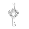Anhänger | Hey Happiness Bindung Anhänger für Liebe und Verbindung in Silberfarbe Silver
