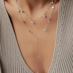 Necklace Sets | Lariat Necklaces | Hey Happiness Bloom Halsketten-Set Sterling Silber