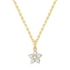 Filigrane Ketten | Hey Happiness Blüte Anhänger Kette aus 14K Gold
