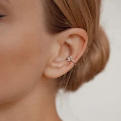 Ohrstecker | Ear Cuffs | Hey Happiness Blüte Ear Cuff Sterlingsilber Silver