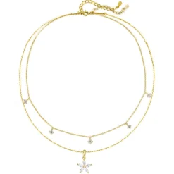 Necklace Sets | Hey Happiness Blütenblatt Ketten Set Sterlingsilber