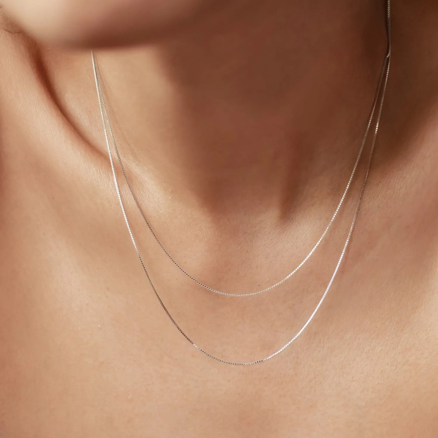 Filigrane Ketten | Hey Happiness Box Chain Kette Sterlingsilber Silver