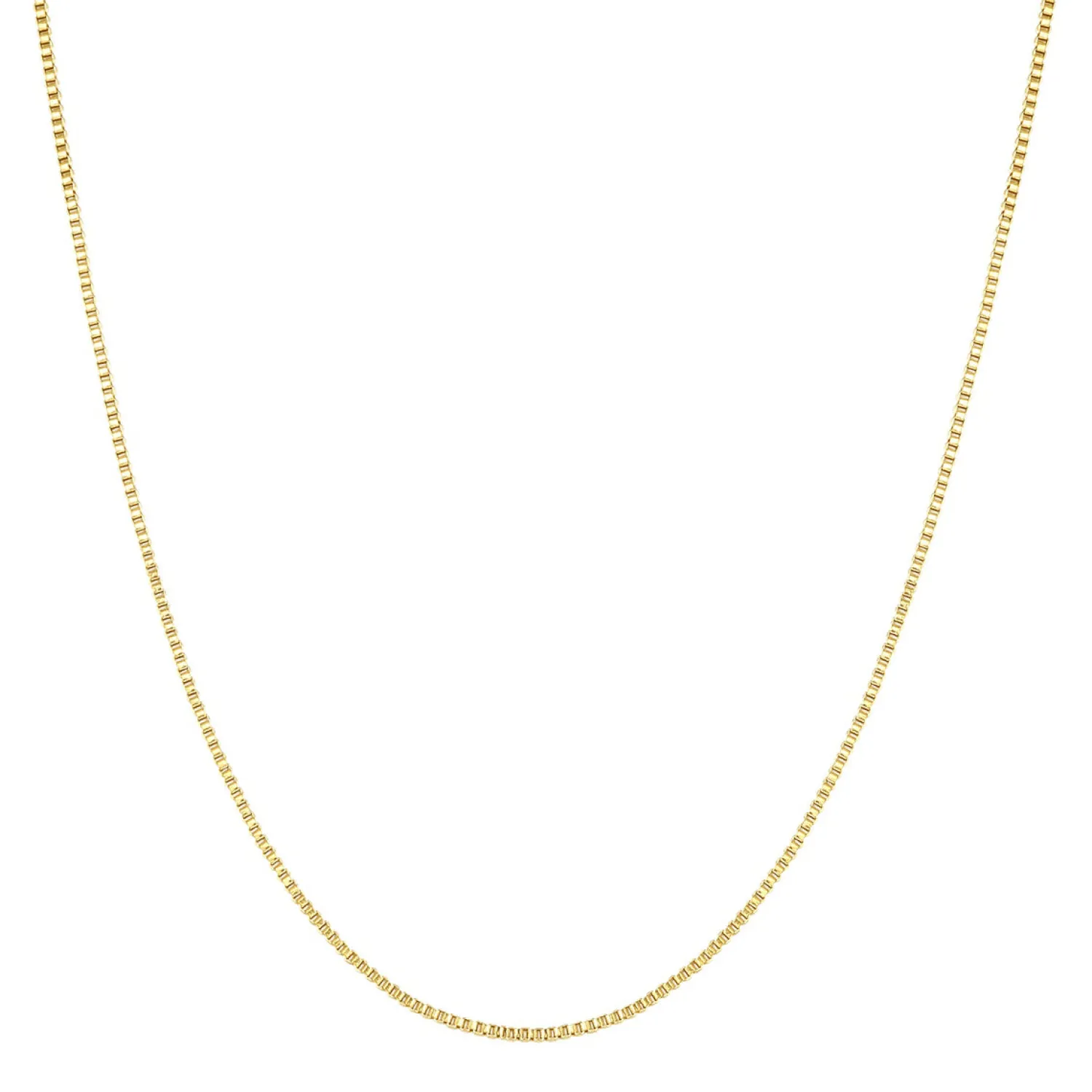 Filigrane Ketten | Hey Happiness Box Link Kette Gliederkette in Gold