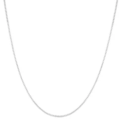 Filigrane Ketten | Hey Happiness Box Link Kette Gliederkette in Silber Silver