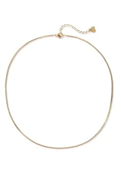 Filigrane Ketten | Hey Happiness Box Link Kette Gliederkette in Gold