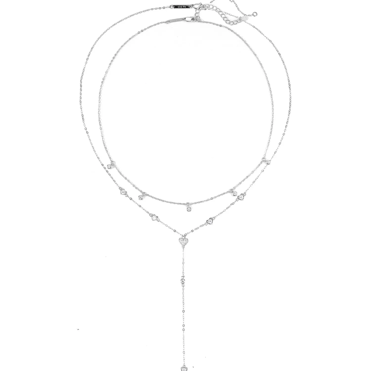 Necklace Sets | Lariat Necklaces | Hey Happiness Cherish Halskette Set Sterling Silber