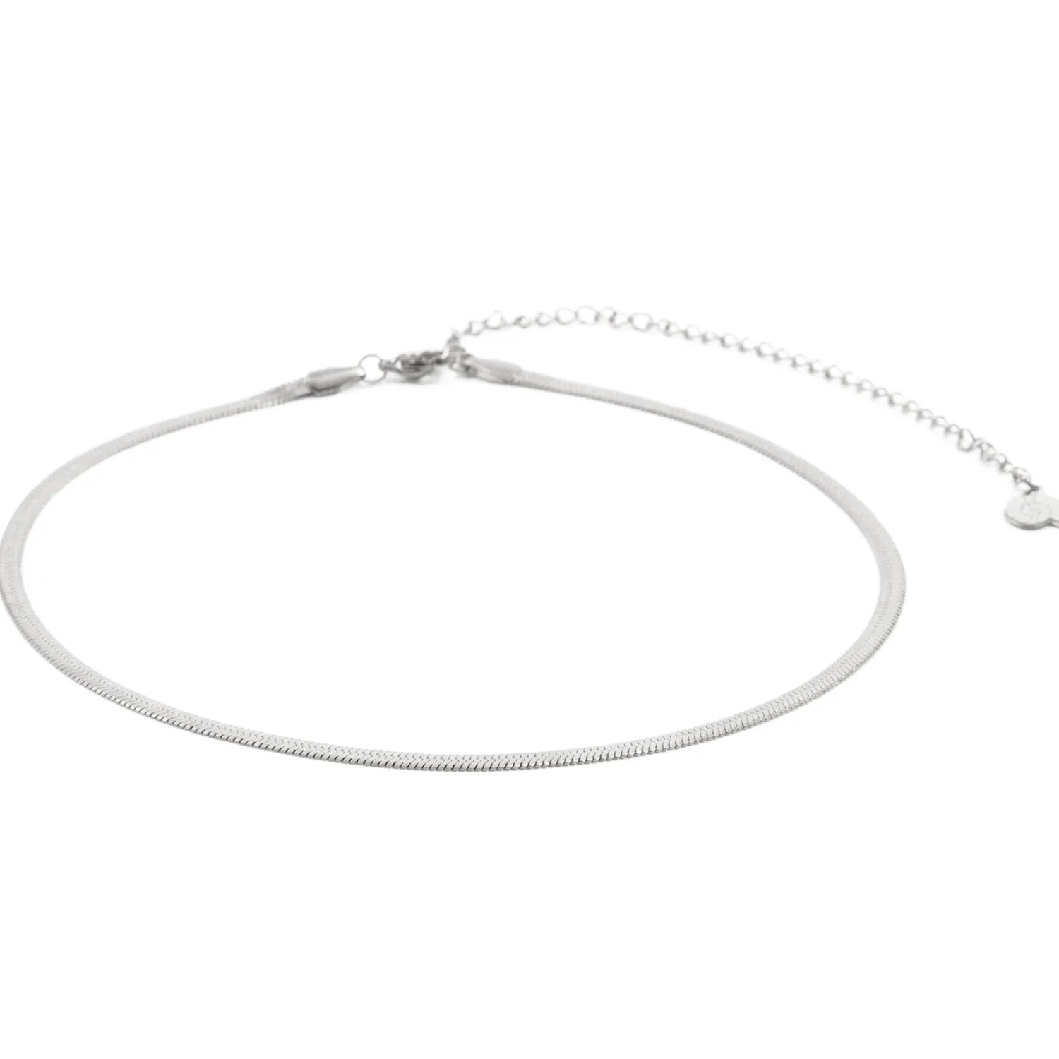 Choker Ketten | Filigrane Ketten | Hey Happiness Choker Schlangenkette Silber Silver