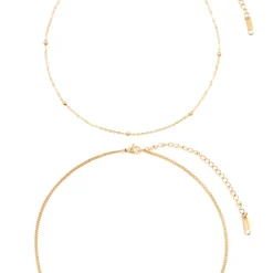 Choker Ketten | Filigrane Ketten | Hey Happiness Choker Set im Zarten Design in farbe Gold