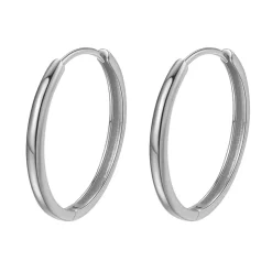 Creolen | Hey Happiness Chunky Creolen Mittelgroß Sterlingsilber