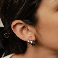 Earring Stack Sets | Creolen | Hey Happiness Chunky Creolen Ohrringe Set aus Edelstahl