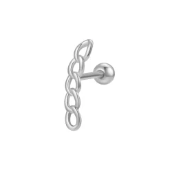Ohrstecker | Piercings | Hey Happiness Chunky Glieder Ohrpiercing Sterlingsilber