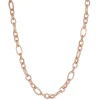 Statement Ketten | Hey Happiness Chunky Oval Figarokette in Rosegold Rose Gold