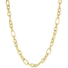 Statement Ketten | Hey Happiness Chunky Oval Figarokette in Gold