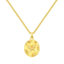 Filigrane Ketten | Hey Happiness Collar Colgante El Conector Plata de Ley 925