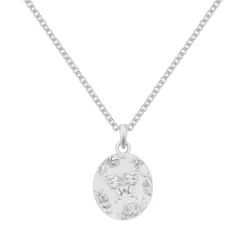 Filigrane Ketten | Hey Happiness Collar Colgante El Conector Plata de Ley 925