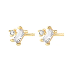 Ohrstecker | Hey Happiness Companion Ohrstecker aus Sterlingsilber in Gold
