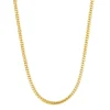Statement Ketten | Hey Happiness Cuban Link Kette Panzerkette in Gold