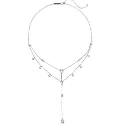 Filigrane Ketten | Hey Happiness Dazzle Double Chain Y Necklace Sterling Silver