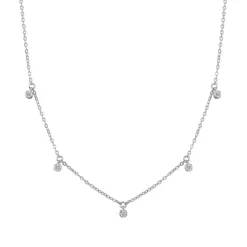 Filigrane Ketten | Hey Happiness Dazzling Zirkonia Kette Sterlingsilber