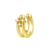 Ohrstecker | Hey Happiness Drei Sterne Ear Cuff Sterlingsilber in Gold