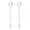Huggie Ohrringe | Perlenohrringe | Hey Happiness Dreifache Perlen Creolen Sterlingsilber Silver