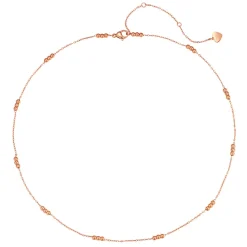 Filigrane Ketten | Hey Happiness Dreikugel Satelliten Kette Wasserfest