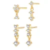 Earring Stack Sets | Hey Happiness Drop Ohrringe Set Sterlingsilber