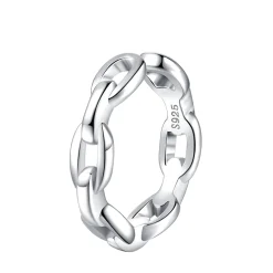 Ear Cuffs | Ohrstecker | Hey Happiness Ear Cuff Ohrring im Kettendesign Sterlingsilber Silver