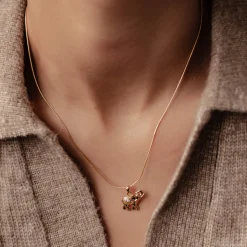 Anhänger | Filigrane Ketten | Hey Happiness Elefanten Anhänger Halskette für Wohlstand aus Sterlingsilber