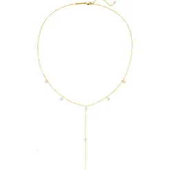 Lariat Necklaces | Filigrane Ketten | Hey Happiness Ellipse Y Kette Gold Sterlingssilber
