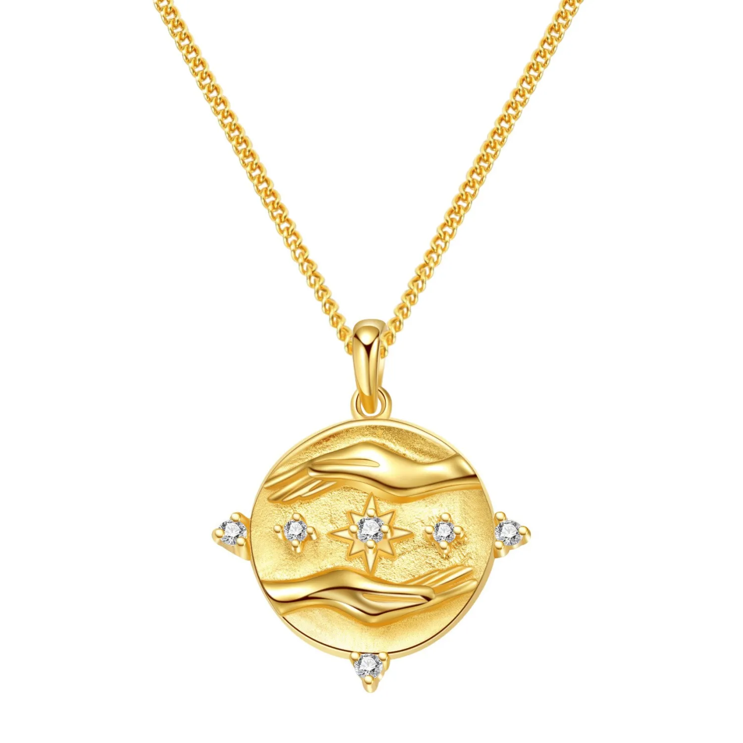 Filigrane Ketten | Hey Happiness Empowerment Kette mit Anhänger Sterlingsilber
