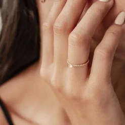 Trauringe Und Eheringe | Hey Happiness Endlose Liebe Diamant Ring 14K Gold