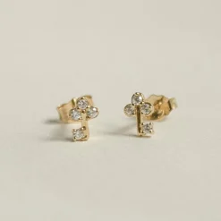 Ohrstecker | Hey Happiness Erfolg Ohrstecker 9K Gold