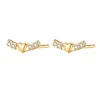 Ohrstecker | Hey Happiness Erhebung Ohrstecker 14K Gold