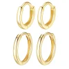 Earring Stack Sets | Creolen | Hey Happiness Eternal Ohrringe Set 585 Gold