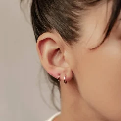 Earring Stack Sets | Creolen | Hey Happiness Eternal Ohrringe Set 585 Gold