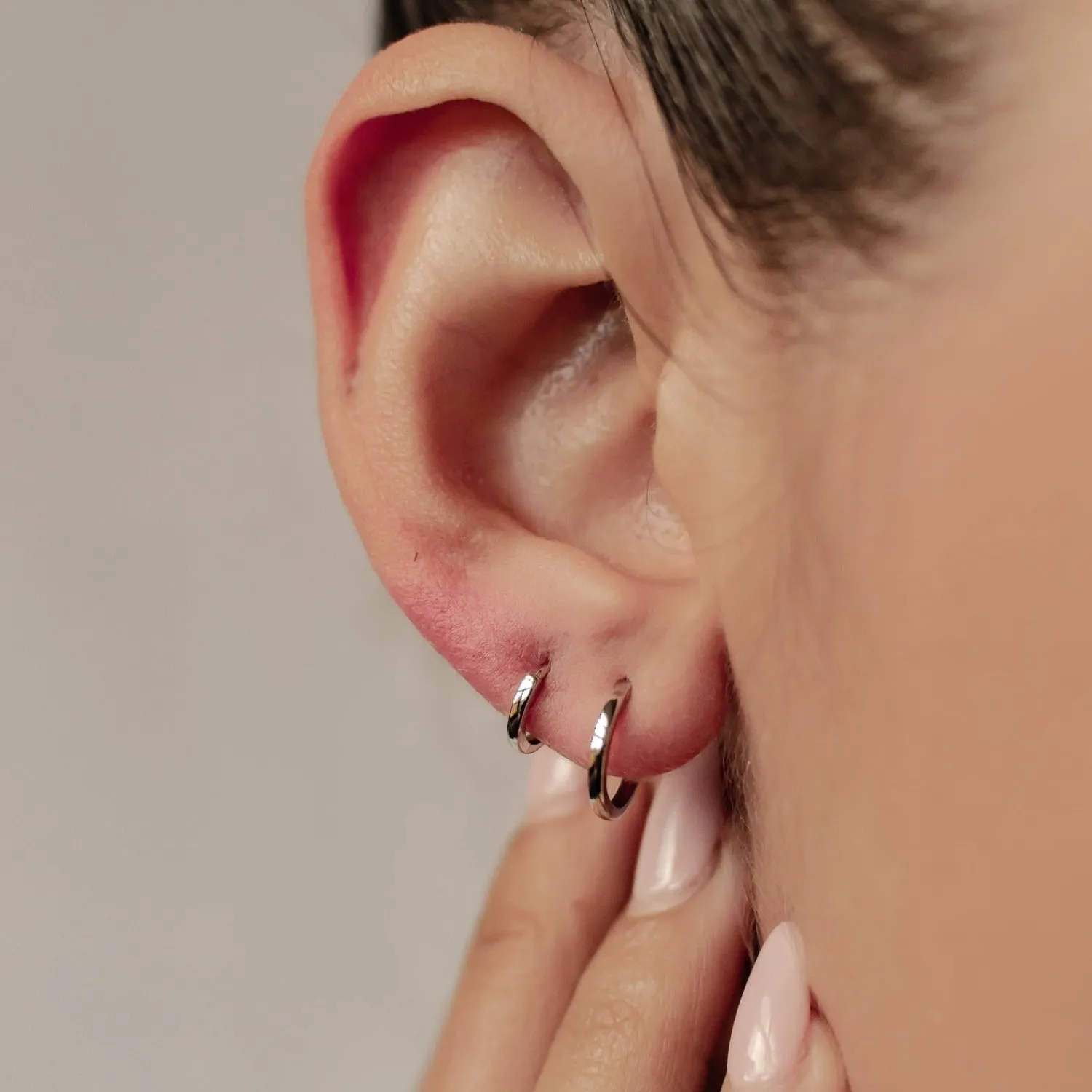 Earring Stack Sets | Creolen | Hey Happiness Eternal Ohrringe Set 585 Gold