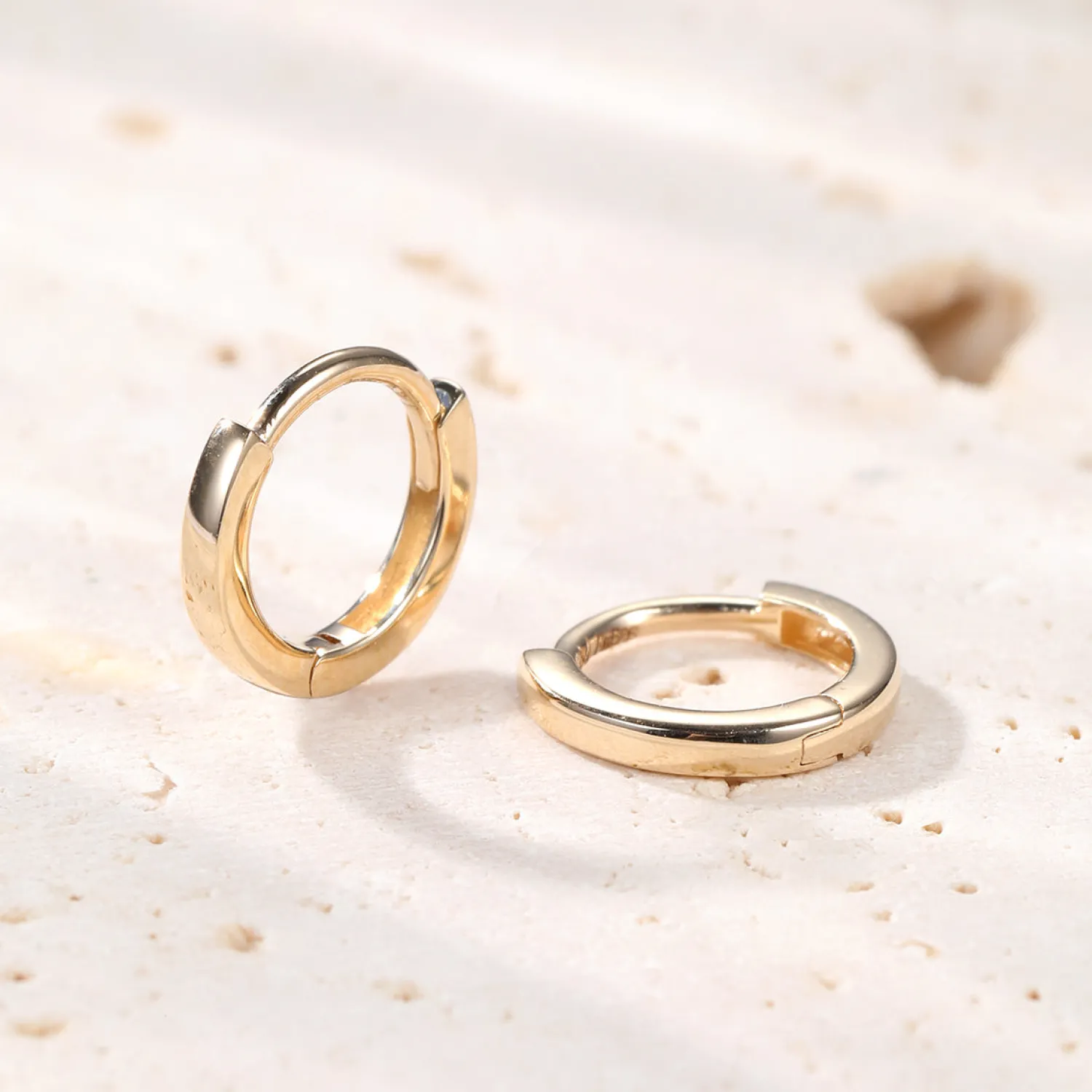 Ohrstecker | Creolen | Hey Happiness Ewigkeit Creolen Gold 585
