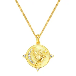 Filigrane Ketten | Hey Happiness Fearless Kette mit Anhänger Sterlingsilber